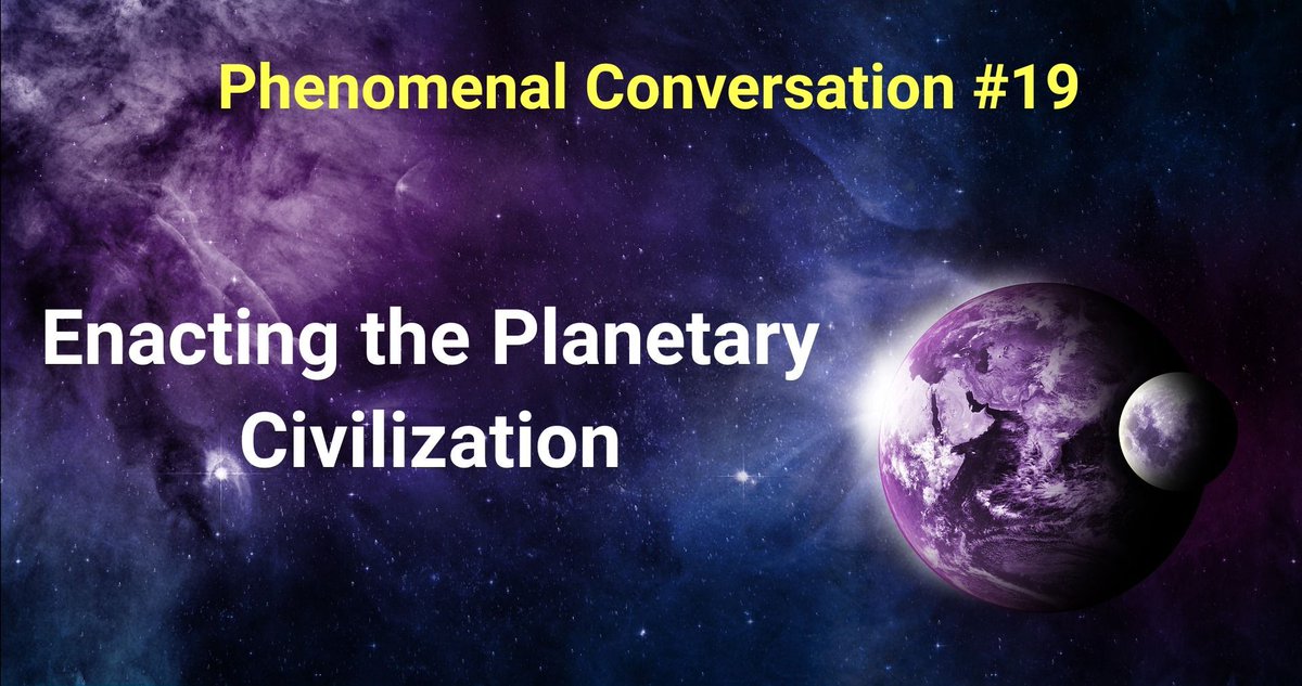My interview with @jdjwrites on Enacting the Planetary Civilization. we spoke about themes of unity, collective intelligence, and the interconnectedness of all things. Please watch this video and if you like it please subscribe comment like and share  buff.ly/4e7TwJS