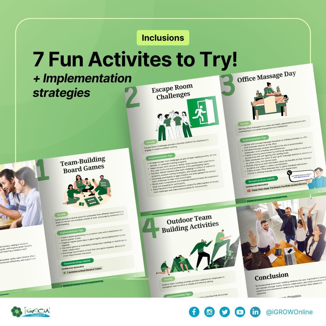 iGROWOnline's tweet photo. 🚀 Elevate your team dynamics with our latest mini-guide! 🚀

🔗 Get your copy here: https://t.co/ljXoFGmsLG

#EmployeeWellbeing #WorkplaceCulture #iGROWOnline https://t.co/Ihd3x5kiw8