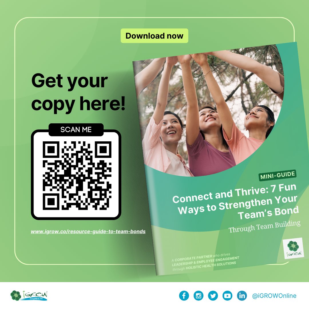 iGROWOnline's tweet photo. 🚀 Elevate your team dynamics with our latest mini-guide! 🚀

🔗 Get your copy here: https://t.co/ljXoFGmsLG

#EmployeeWellbeing #WorkplaceCulture #iGROWOnline https://t.co/Ihd3x5kiw8