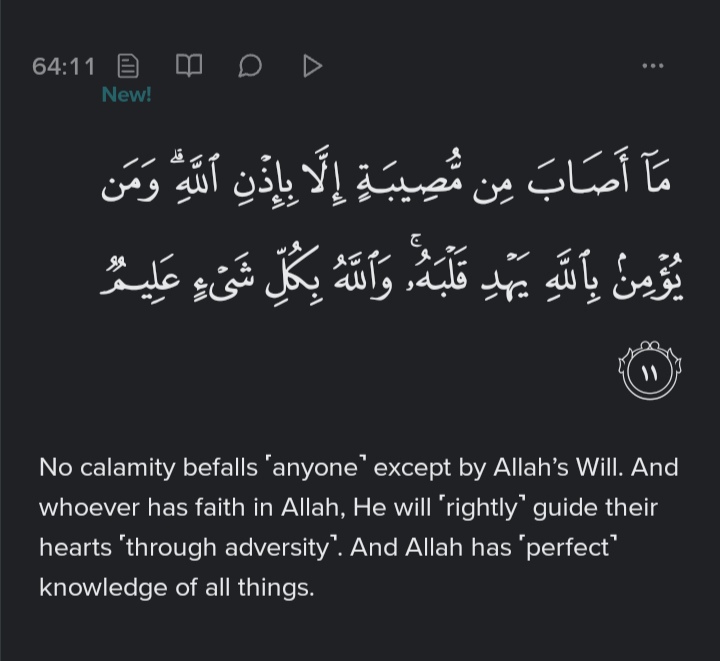 Surah At-Taghabun, verse 11.