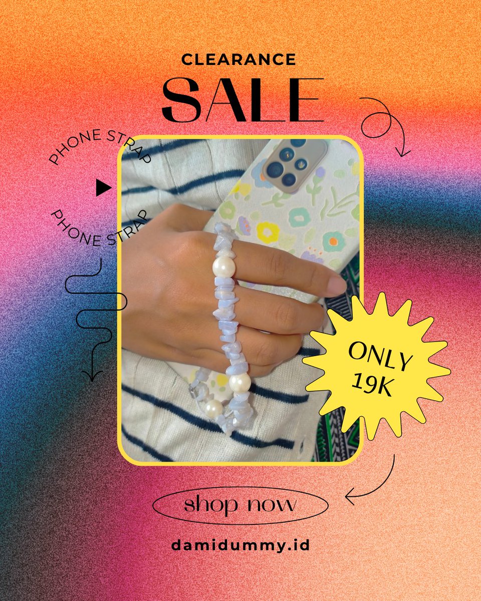 doyou_missmi's tweet image. 🌼 CLEARANCE SALE🌼

GAWAT!!! STOK MENIPIS!!!
dummies, gimana nih? Kita obral aja ya 😊
Item phone strap nya tinggal itu aja yang di katalog ini. Tunggu apa lagi? Jangan sampai kehabisan ya!
Order bisa via dm instagram ok👌🏻

#phonestrap #aksesoris #aksesorishp #trending
