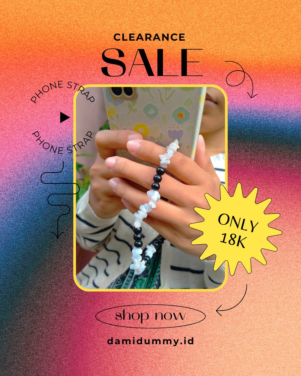 doyou_missmi's tweet image. 🌼 CLEARANCE SALE🌼

GAWAT!!! STOK MENIPIS!!!
dummies, gimana nih? Kita obral aja ya 😊
Item phone strap nya tinggal itu aja yang di katalog ini. Tunggu apa lagi? Jangan sampai kehabisan ya!
Order bisa via dm instagram ok👌🏻

#phonestrap #aksesoris #aksesorishp #trending