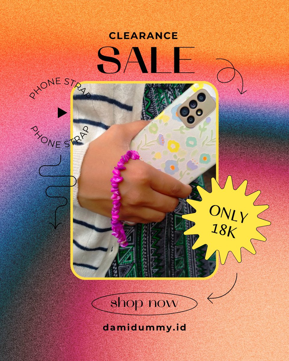 doyou_missmi's tweet image. 🌼 CLEARANCE SALE🌼

GAWAT!!! STOK MENIPIS!!!
dummies, gimana nih? Kita obral aja ya 😊
Item phone strap nya tinggal itu aja yang di katalog ini. Tunggu apa lagi? Jangan sampai kehabisan ya!
Order bisa via dm instagram ok👌🏻

#phonestrap #aksesoris #aksesorishp #trending