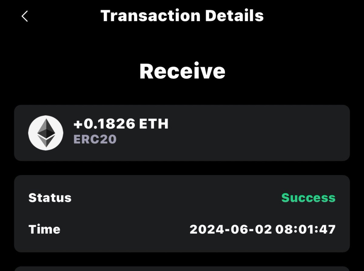 It’s been great receiving 0.34 #ETH from @Fuxionlabs for just holding $FUXE that’s a whopping $1300!! 👀

As you know #Passive income has been a huge part of my #Crypto journey ever since I first held $VRA 

Now I’m getting a great income of around $17,000 a month purely from the
