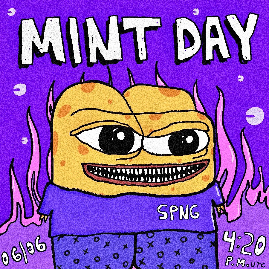 SPENGE (@0xspenge) on Twitter photo GM πΈπ§½
SPENGE MINT TODAY π
Make sure to set a reminder π
Unique Generative PFP collection on <a href="/base/">Base</a>
β’ Mint date: 06/06/24 β 4:20 pm (UTC)
β’ Supply: 6969
β’ Price: WL β 0.0069 / PUBLIC β 0.0089
Everyone who tweets their Spenge after the mint starts will be entered into GM πΈπ§½
SPENGE MINT TODAY π
Make sure to set a reminder π
Unique Generative PFP collection on <a href="/base/">Base</a>
β’ Mint date: 06/06/24 β 4:20 pm (UTC)
β’ Supply: 6969
β’ Price: WL β 0.0069 / PUBLIC β 0.0089
Everyone who tweets their Spenge after the mint starts will be entered into