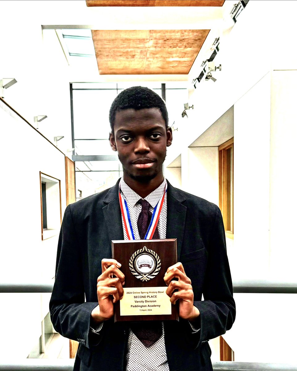 We are incredibly proud of Benjamin in Year 12, who has secured Second Place in Britain for this year's History Olympiad