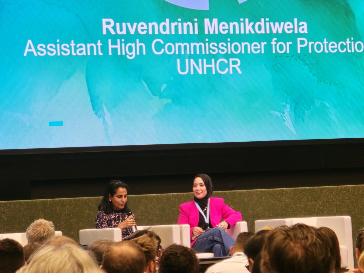 GaidaDirar's tweet photo. #CRCP2024 
Discussion on Protection and Solutions Strategy with assistant High commissioner for Protection from UNHCR Ruvendrini Manikdiwela and the session been moderate by member of the UNHCR Refugee Advisory Group Madiha Ali #PROTECTION #REFUGEE # https://t.co/9X7iUYR91G
