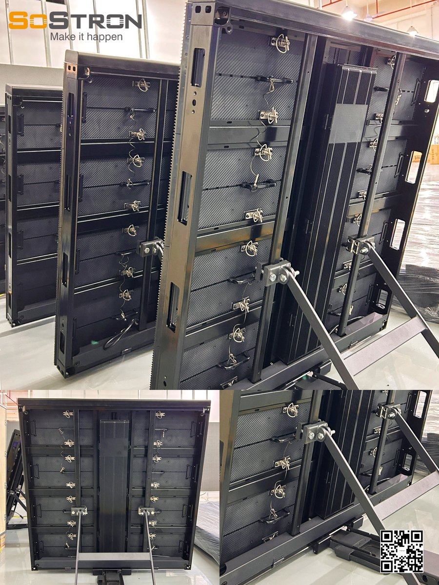 Huangliping21's tweet image. 6, 2024, #SoStron factory sharing-Thursday
The same cabinet can be used as a #stadiumscreen/ #perimeterbanner/ #billboard/ #corner
The same cabinet can be used with modules of different spacing
We are constantly optimizing the details of use - this is the latest version of #ARES