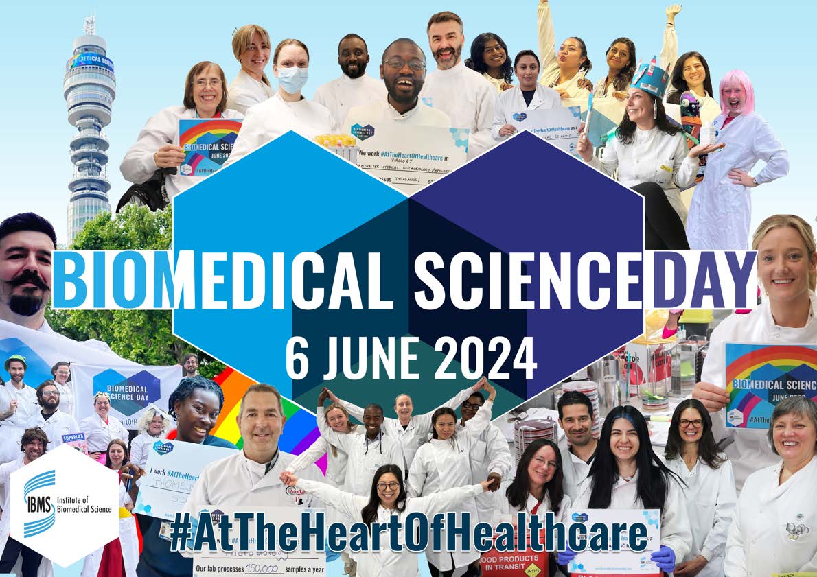 Today we celebrate Biomedical Science Day! 🎉 Despite being just 5% of the NHS workforce biomedical scientists provide the ‘engine room’ of modern medicine – 70% of diagnoses in the NHS are based on pathology results provided by laboratory services. 

🔬 #AtTheHeartOfHealthcare