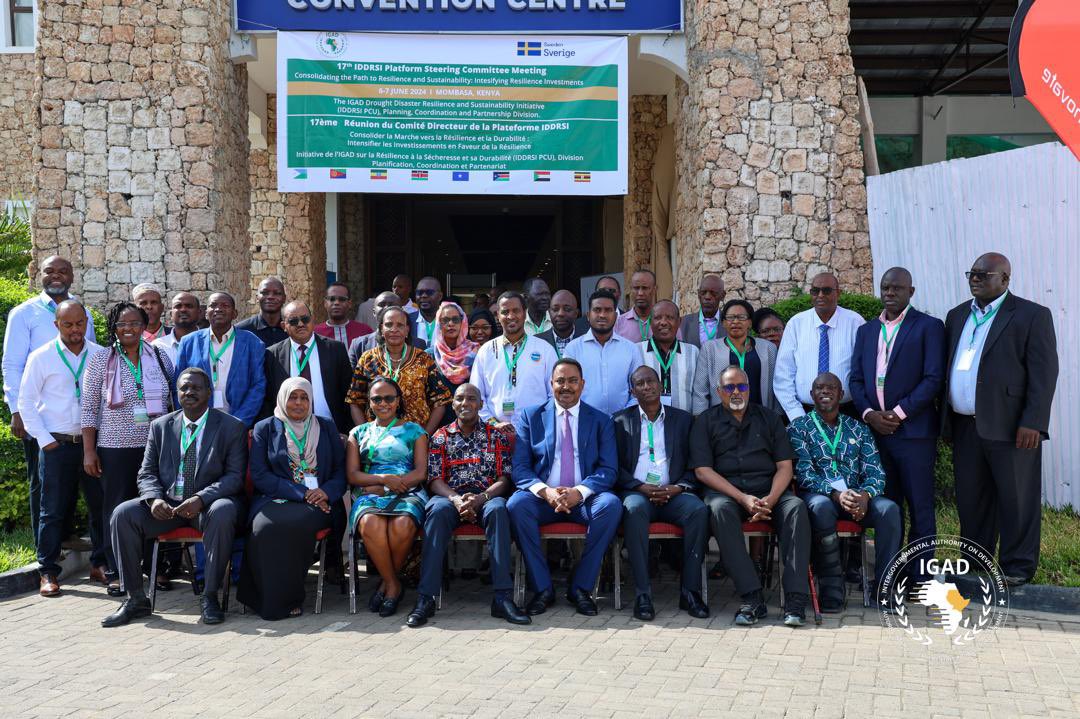 DrWorkneh's tweet photo. The IGAD Drought Disaster Resilience and Sustainability Initiative (IDDRSI) has been crucial in addressing climate change and natural disasters. Since 2011, IDDRSI has made significant progress, including mobilising over 90% of resources for member-state projects in both mainland and cross-border areas.
Honoured to open the 17th IDDRSI Steering Committee meeting in Mombasa. Wishing all delegates successful deliberations as we continue to strengthen resilience for sustainable development in our region.