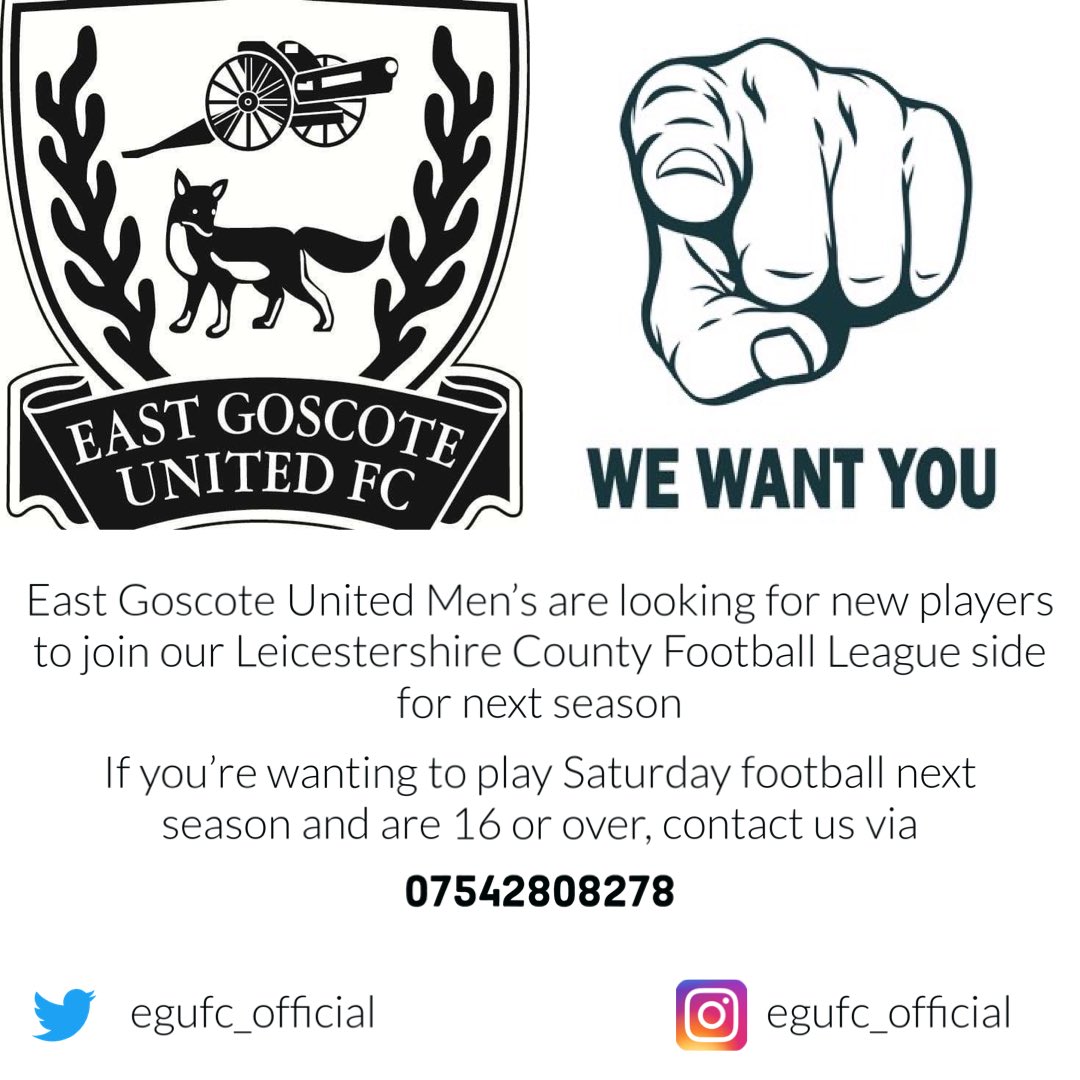 If you’re interested in joining our team, please get in touch! 

<a href="/LeicsCFL/">LCFL Sponsored by Uptonsteel</a>