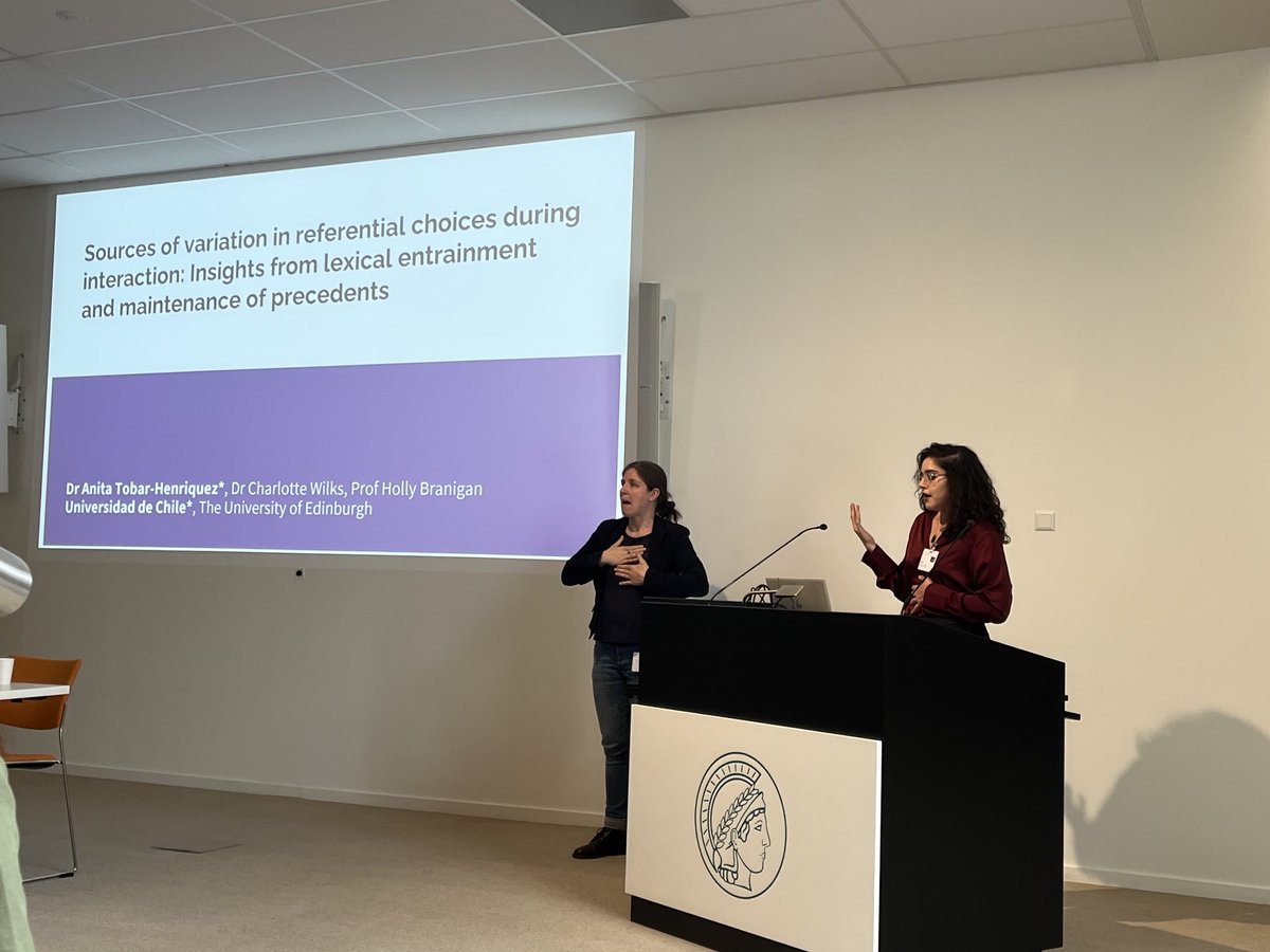 Doris Hernández Barros (@dohernba) on Twitter photo Yesterday we had amazing thought-provoking lectures by @GambiChiara and Anita Tovar in #IMPRSconf2024 <a href="/imprsconference/">imprsconference</a> <a href="/MPI_NL/">MaxPlanck-Psycholinguistics</a>. Waiting forward for today’s lectures! Yesterday we had amazing thought-provoking lectures by @GambiChiara and Anita Tovar in #IMPRSconf2024 <a href="/imprsconference/">imprsconference</a> <a href="/MPI_NL/">MaxPlanck-Psycholinguistics</a>. Waiting forward for today’s lectures!