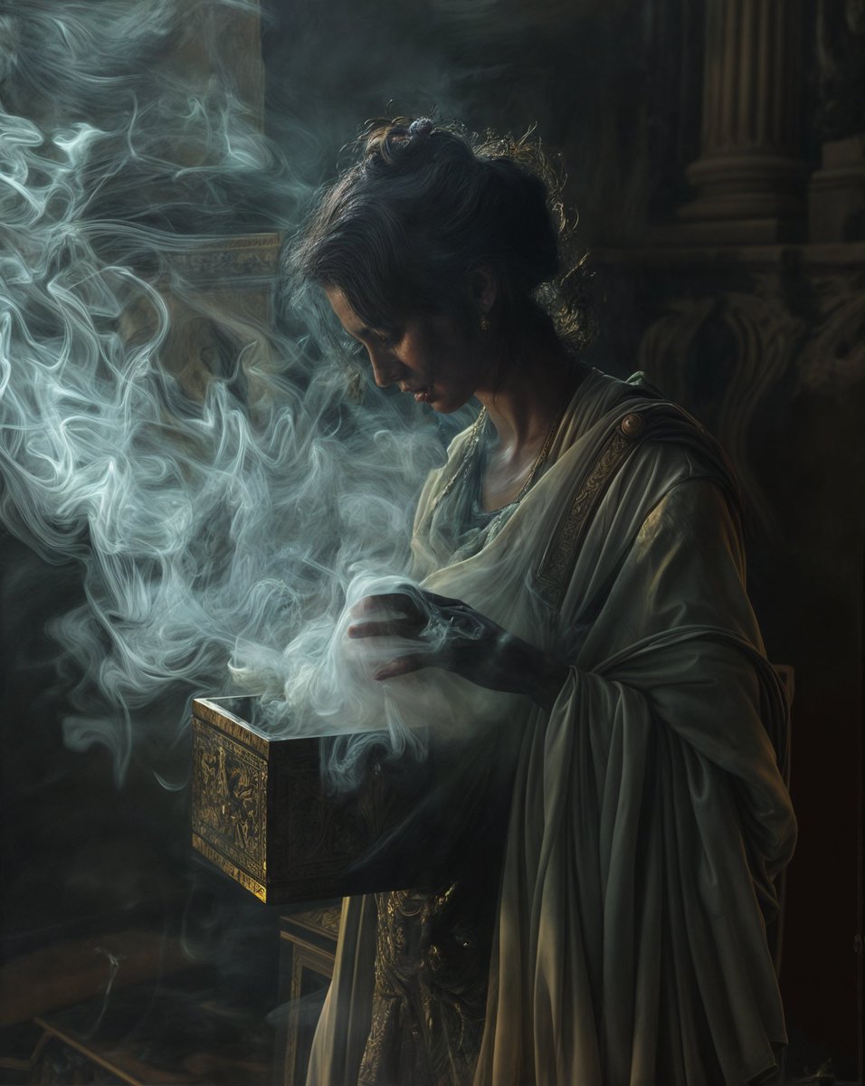 dsa157's tweet image. Pandora&apos;s Box 
#aiartdailytheme #aiartcommunity #midjourney #mythandmagic

instagram.com/p/C73afO7vv46/…