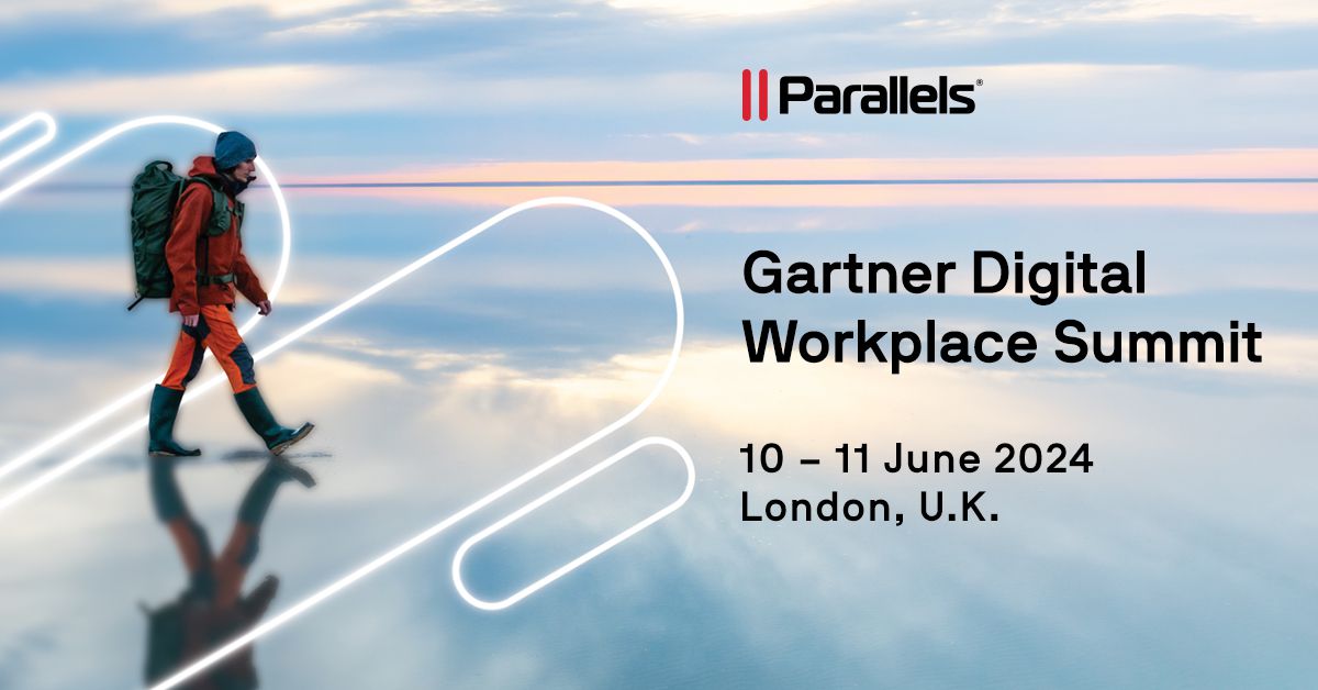 parallels's tweet image. Join us at the Gartner Digital Workplace Summit 2024 in London! 🌟 Stop by Parallels booth #108 and catch our speaking session on June 11th. Let’s explore the future of the digital workplace together! #GartnerDW gtnr.it/2NFdIcg