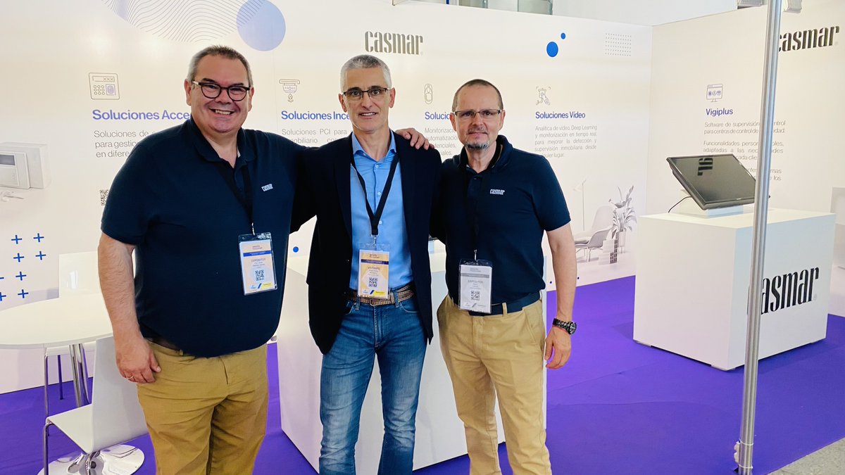 We are excited to have participated in the first day of the Security Forum in Barcelona together with our distributor Casmar Electrónica! It was a day full of connections, exchanging ideas and insights.
We would like to thank Casmar for the warm hospitality.