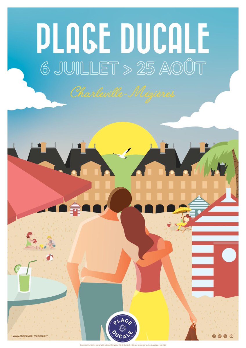 VilledeCMz's tweet photo. ⏳ J-1 mois avant le retour de la très attendue #PlageDucale à @VilledeCMz 💛💙 https://t.co/JKJgIqrgQU