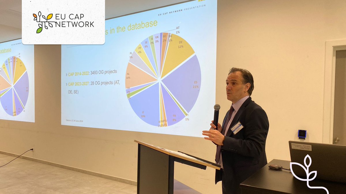eucapnetwork's tweet photo. The Subgroup on Innovation & Knowledge Exchange welcomes its members to the 6th #SoIKE meeting today. Hugo Almeida @EUAgri shares latest updates from the #EUCAPNetwork & #EIPAgri:
📣 New EIP-AGRI project database
📣 Latest publications
👉 More info https://t.co/850miCvUhI https://t.co/3gk6UywVq8
