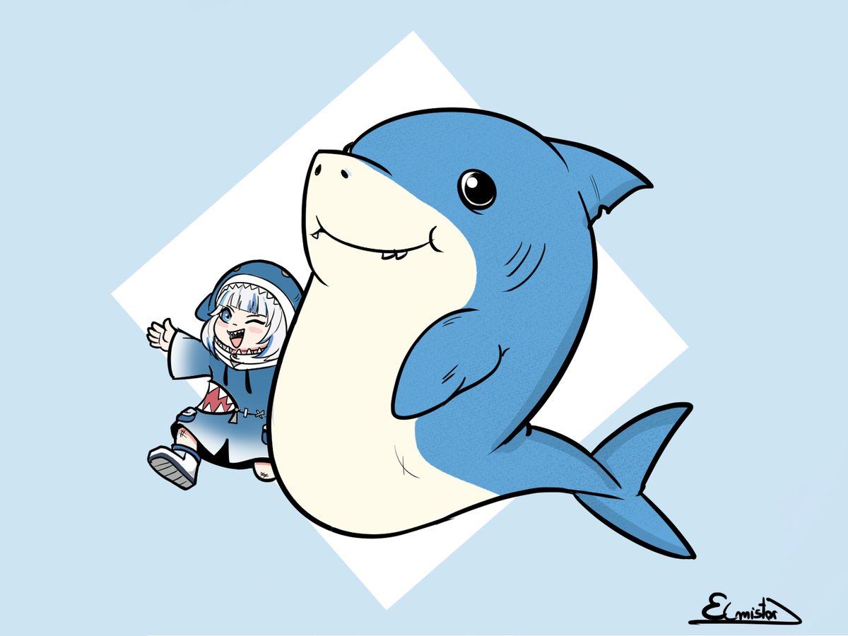 Elmistorr's tweet photo. 🦈Gura's shark buddy 🦈

#gawrgura #gawrt #hololive https://t.co/ocW9gLGVcv