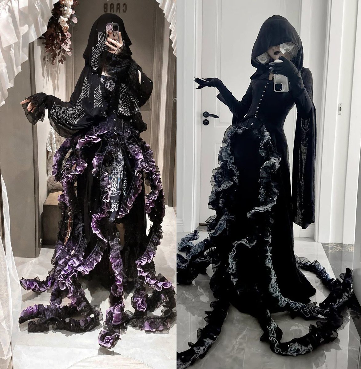 LolitaWardrobe's tweet photo. Selfie of the Princess of the Deep Sea

◆ Tentacle-like Petticoat's Shopping Link (in stock) >>> https://t.co/xFgPO2BYJY
◆ Tentacle-like Petticoat's Shopping Link (preorder, different colorways) >>> https://t.co/czmw3y9N2i https://t.co/6y0vfQUrcz
