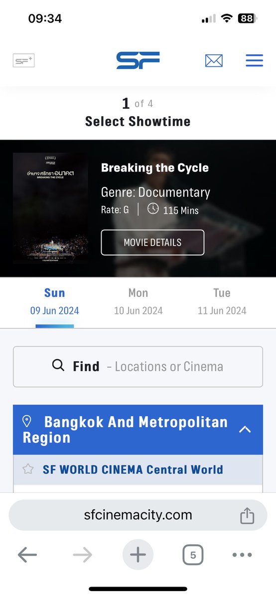 #BreakingTheCycle มีฉายที่ SF Terminal21 Asok นะทุกคน มีENG subtitles ด้วยค่า เริ่มฉายวันที่ 6 มิถุนายน 2567 เวลา 14:00น. และ 19:00น. วันสุดสัปดาห์ก็มีฉายค่า #ประชาธิปไตยจงเจริญ #MoveForward