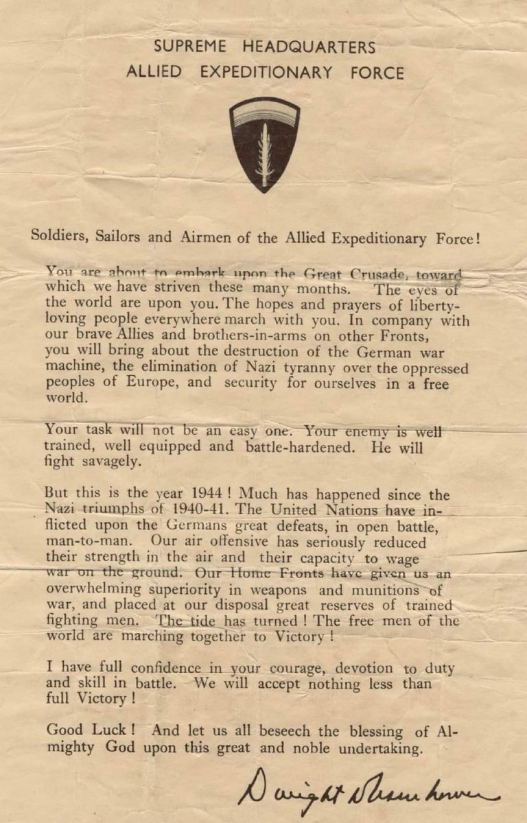 BryanFrizzelle's tweet photo. The greatest leaders can inspire through written guidance in addition to verbal guidance. This particular message inspires this soldier eighty years later. https://t.co/duTwo2hf6Y