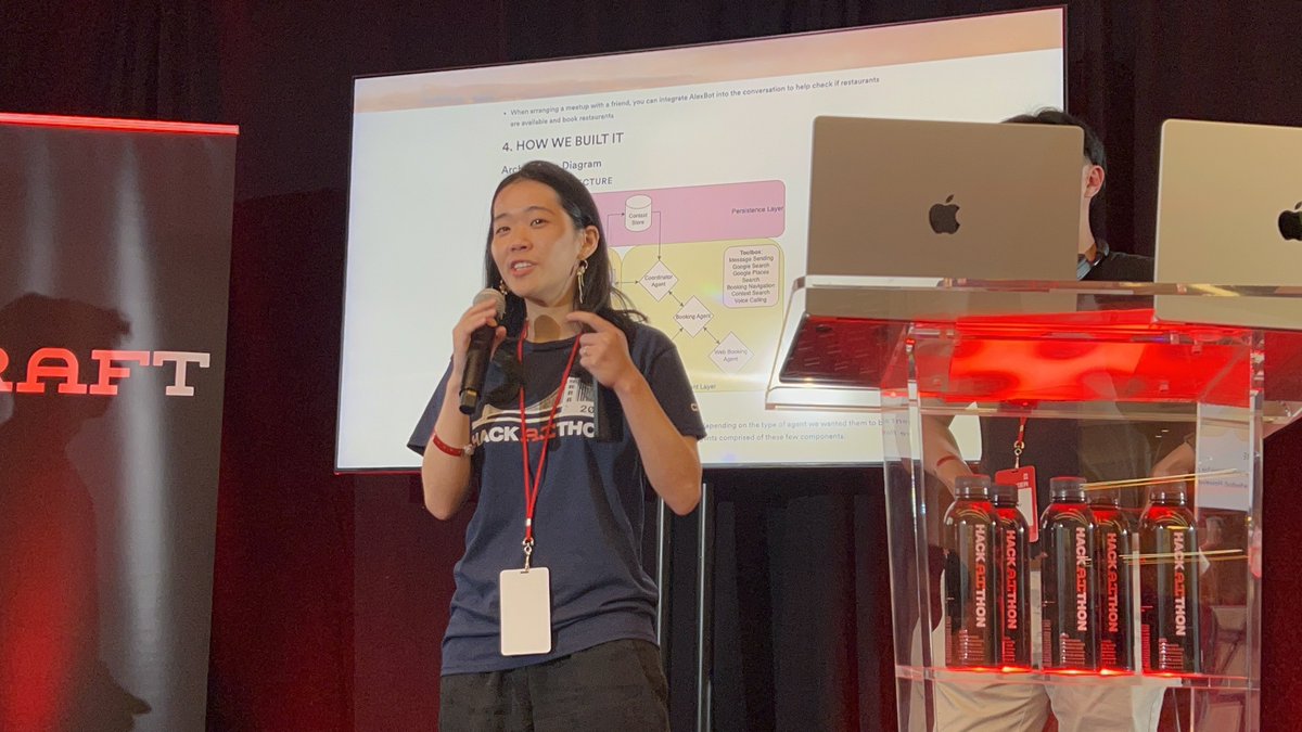 AlexReibman's tweet photo. 1/ Astra

AI agent that lives in your group chat and automatically handles scheduling restaurant reservations and calendar bookings

🏅 Runner up - $5,000

@_nutboltz @crazycariboux @AlvinRyanputra @MingyiLim2 https://t.co/DrJbT9vt7Z