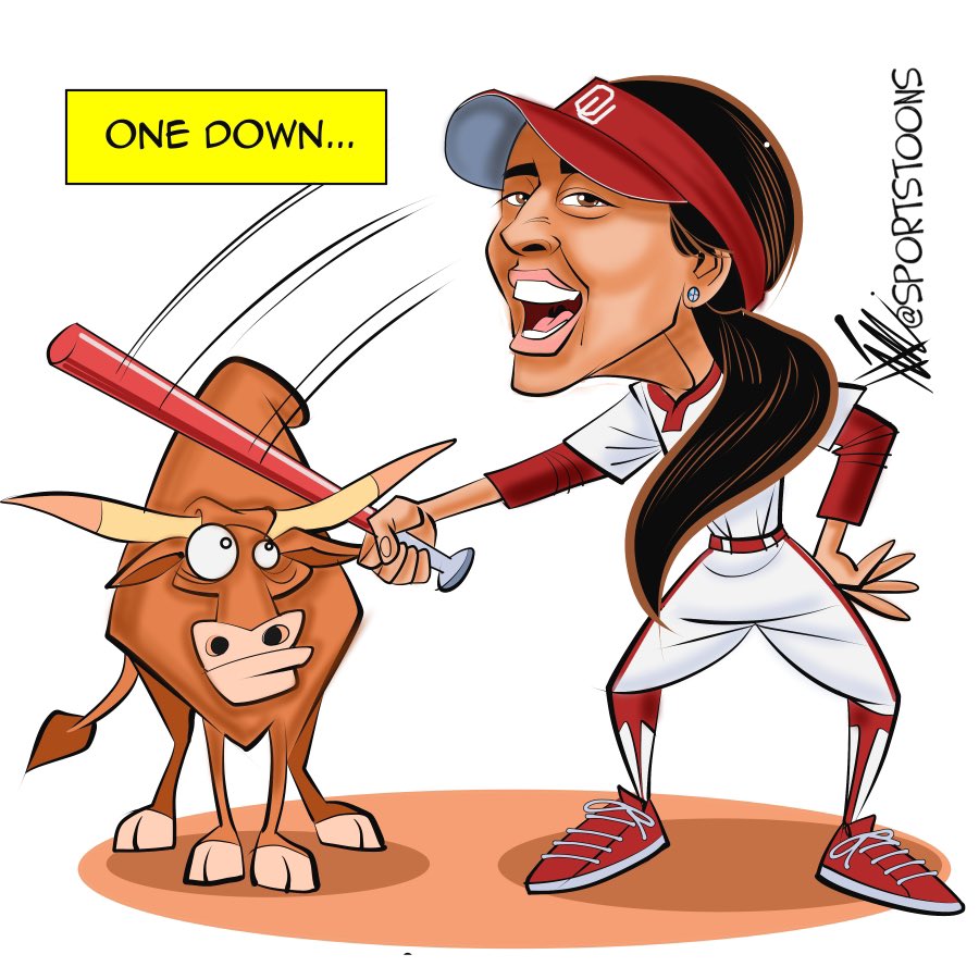 sportstoons's tweet photo. Sooners win Game One 8-3 #WCWS #BOOMER https://t.co/ZgqedwjM0F