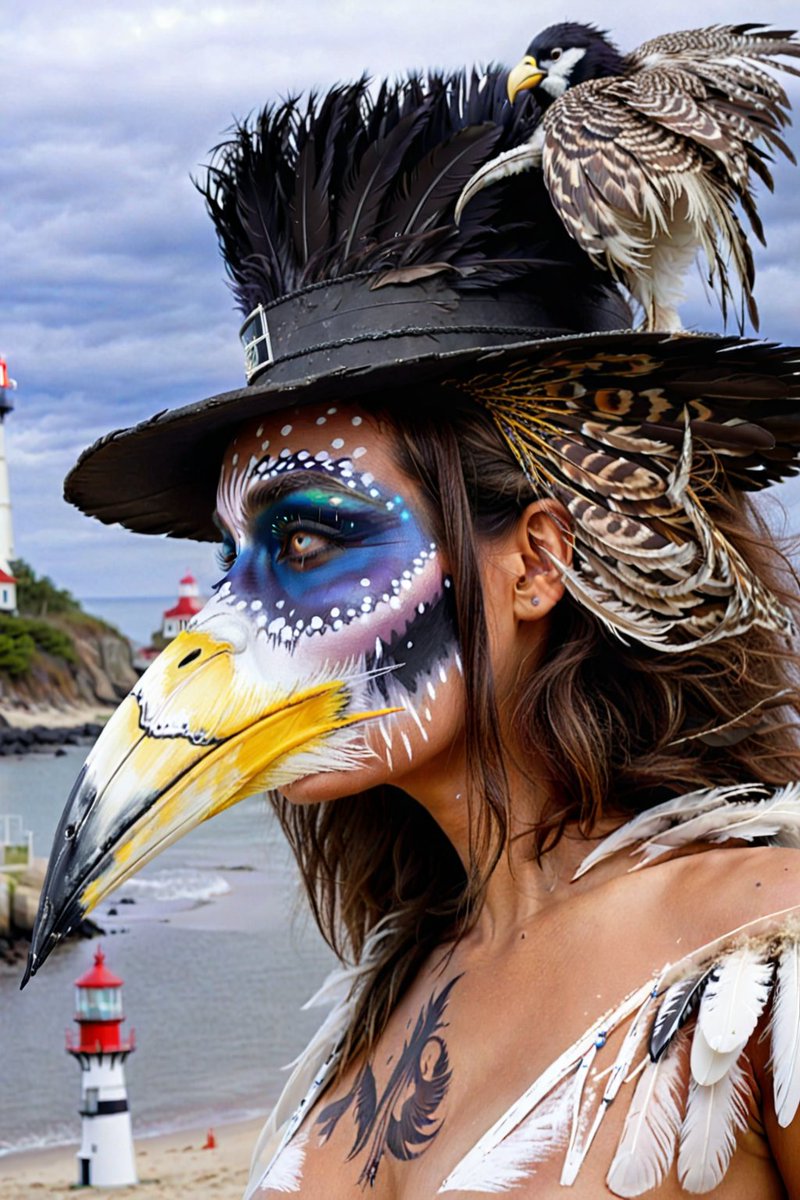 HarmeetGabha's tweet image. Bird Woman!!
#sdxl #controlnet 
Scribble ControlNet