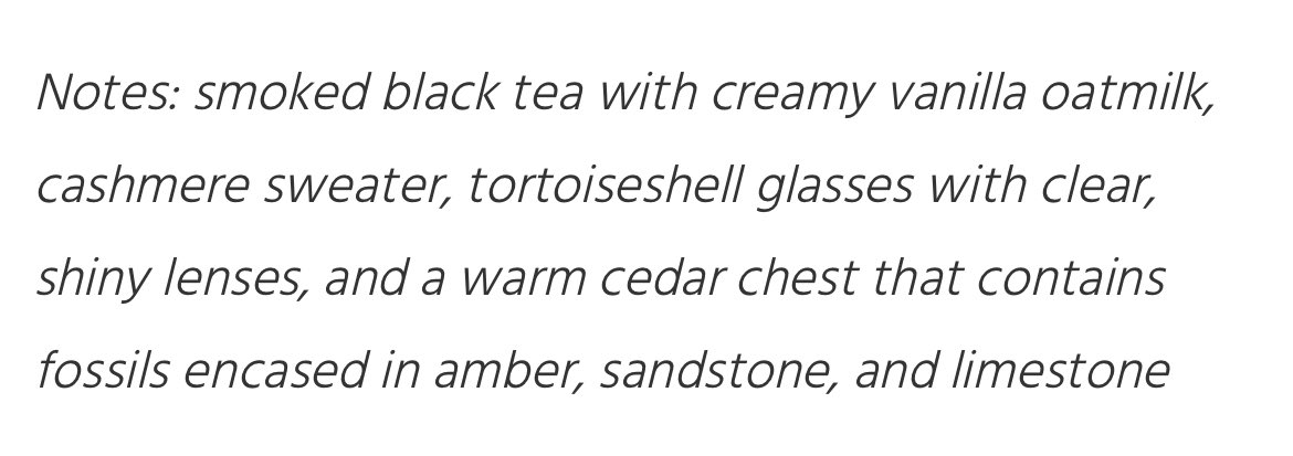 sub4beans's tweet photo. buying perfumes with insane descriptions https://t.co/1XLg8VsgrJ