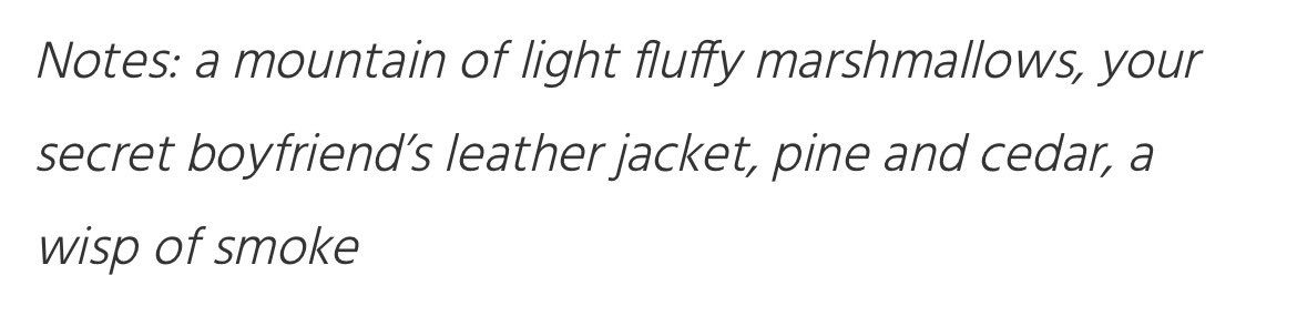 sub4beans's tweet photo. buying perfumes with insane descriptions https://t.co/1XLg8VsgrJ