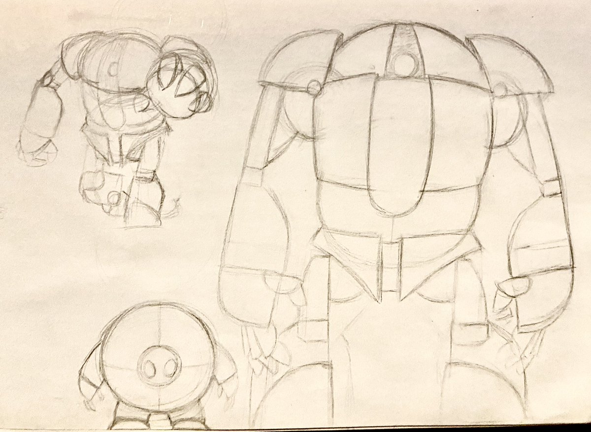 Znorelll's tweet photo. Some funny looking robots I can’t stop thinking about since I sketched em https://t.co/sgV0bmUWhw