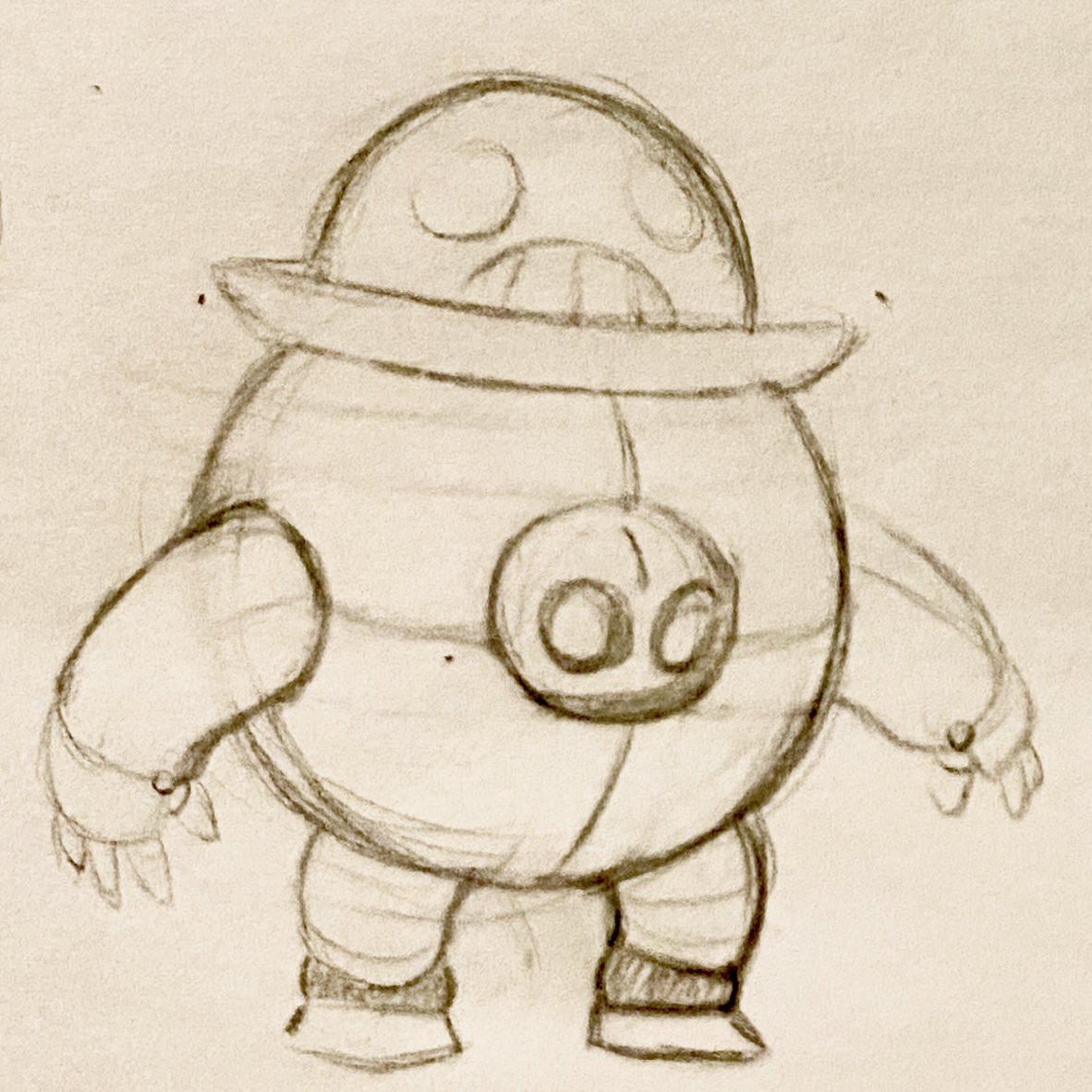 Znorelll's tweet photo. Some funny looking robots I can’t stop thinking about since I sketched em https://t.co/sgV0bmUWhw