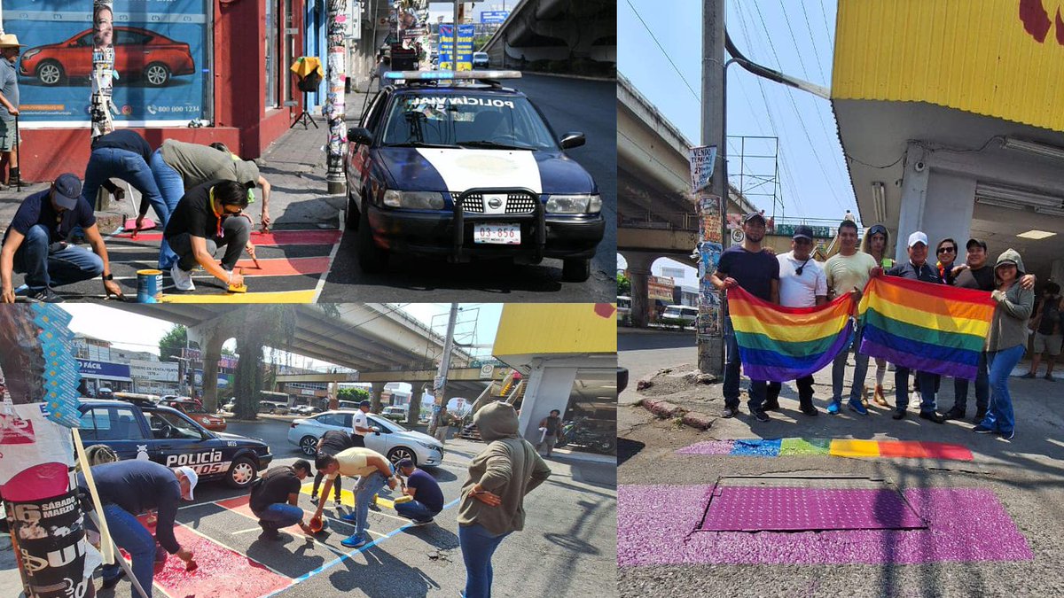JIUTEPEC CONMEMORA EL MES DEL ORGULLO LGBTIQ+ CON INTERVENCIÓN DE CRUCES PEATONALES

Como parte de las acciones de concientización y promoción de los #derechoshumanos de la #diversidadSexual, en el marco del Mes del #OrgulloLGBTIQ+, el ayuntamiento de @JiutepecDe  llevó a cabo