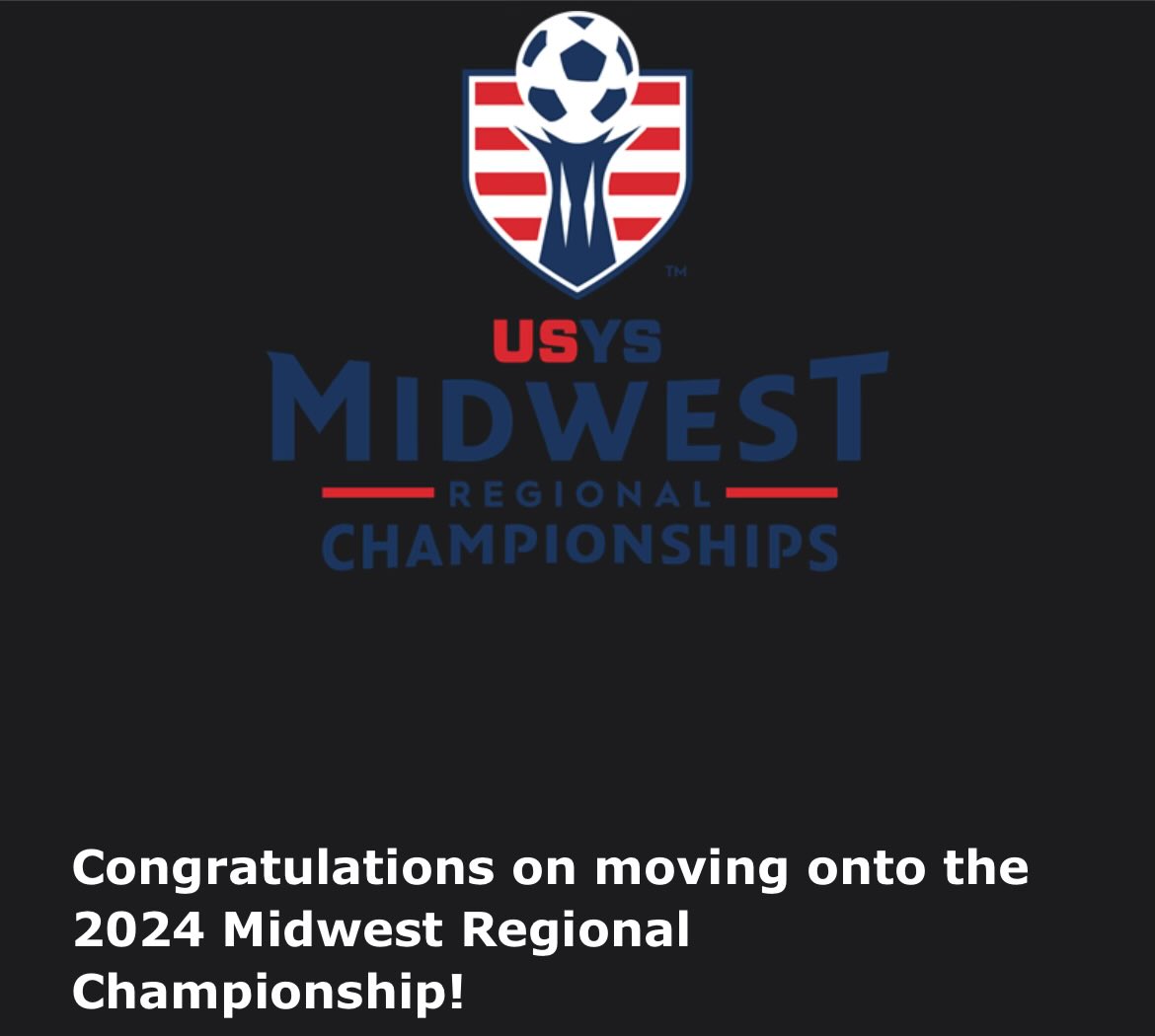 Well This Happened Today!!!! 

Got news that we received a bid to the USYS Midwest Regionals ⚽️❤️🤍💙

<a href="/kcfusionsc/">KC Fusion</a> 
#FusionFamily 
#PlayerDevelopment