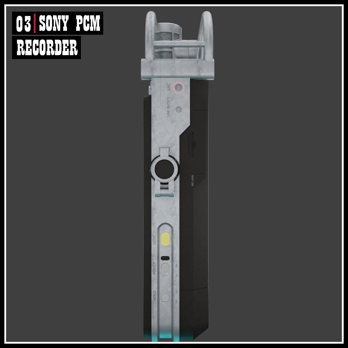 EngrAkhtiarFaiz's tweet photo. This "Sony Linear PCM Recorder" 3D Model is made on Blender 4.1 and the renders are taken from Cycles Rendering Engine at Resolution of 2000 x 2000.
#sony #recorder #pcm #3dmodel #blenderartist #blender #cyclerender #rendering #realistic #3d #3drender #3dasset #linearrecording https://t.co/LU2uXdtrvq