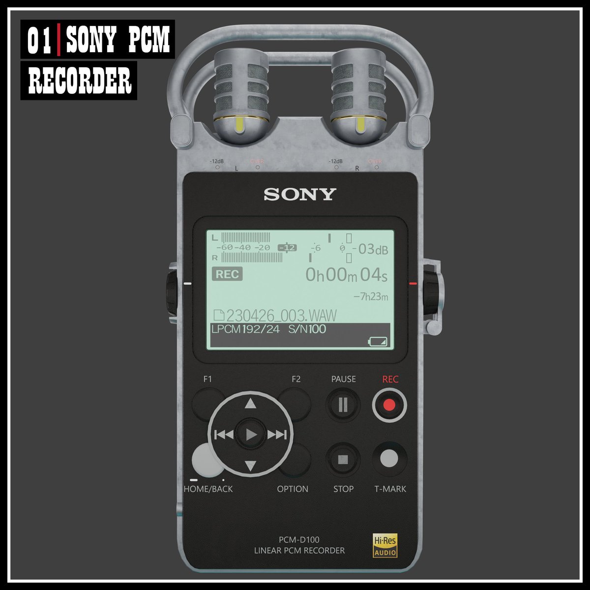 EngrAkhtiarFaiz's tweet photo. This "Sony Linear PCM Recorder" 3D Model is made on Blender 4.1 and the renders are taken from Cycles Rendering Engine at Resolution of 2000 x 2000.
#sony #recorder #pcm #3dmodel #blenderartist #blender #cyclerender #rendering #realistic #3d #3drender #3dasset #linearrecording https://t.co/LU2uXdtrvq