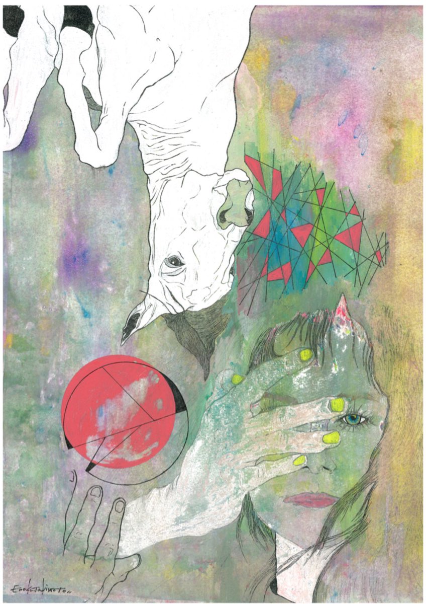 eno999's tweet photo. STAR SHOPPING（原画）
を購入して頂き本日旅立ちました。
絵描きやってて1番嬉しい瞬間です https://t.co/mJ8wWwd2jF