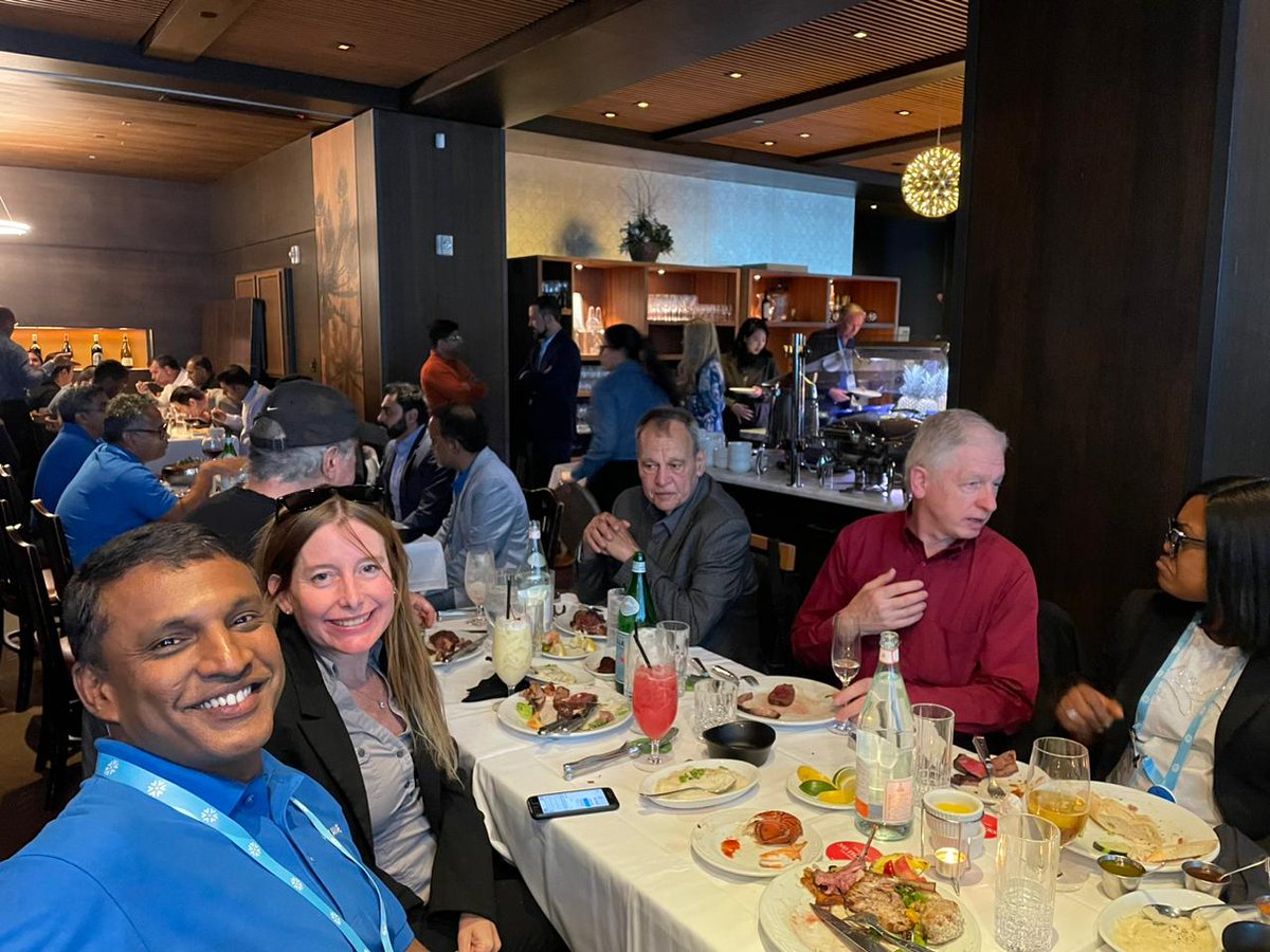 HexawareGlobal's tweet photo. Day 2 at #Snowflake Summit: We had a delightful evening surrounded by friends and new acquaintances!
#Cloud #GenAI #AI https://t.co/71YOA7FPK9