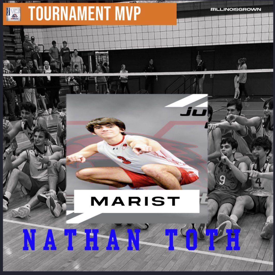 In partnership w/Great Lakes Volleyball Region we are excited to recognize Marist’s Nathan Toth as our 2024 State Finals MVP! Congratulations! #IllinoisGrown