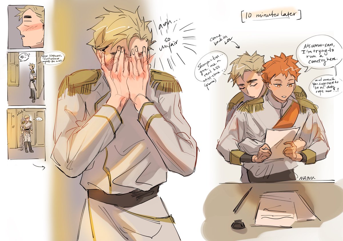 l_empirehq's tweet photo. How to Get Your Knight to Shut Up 101: a Guide by Hinata Shouyou #l_empirehq https://t.co/snKKdfSKyY