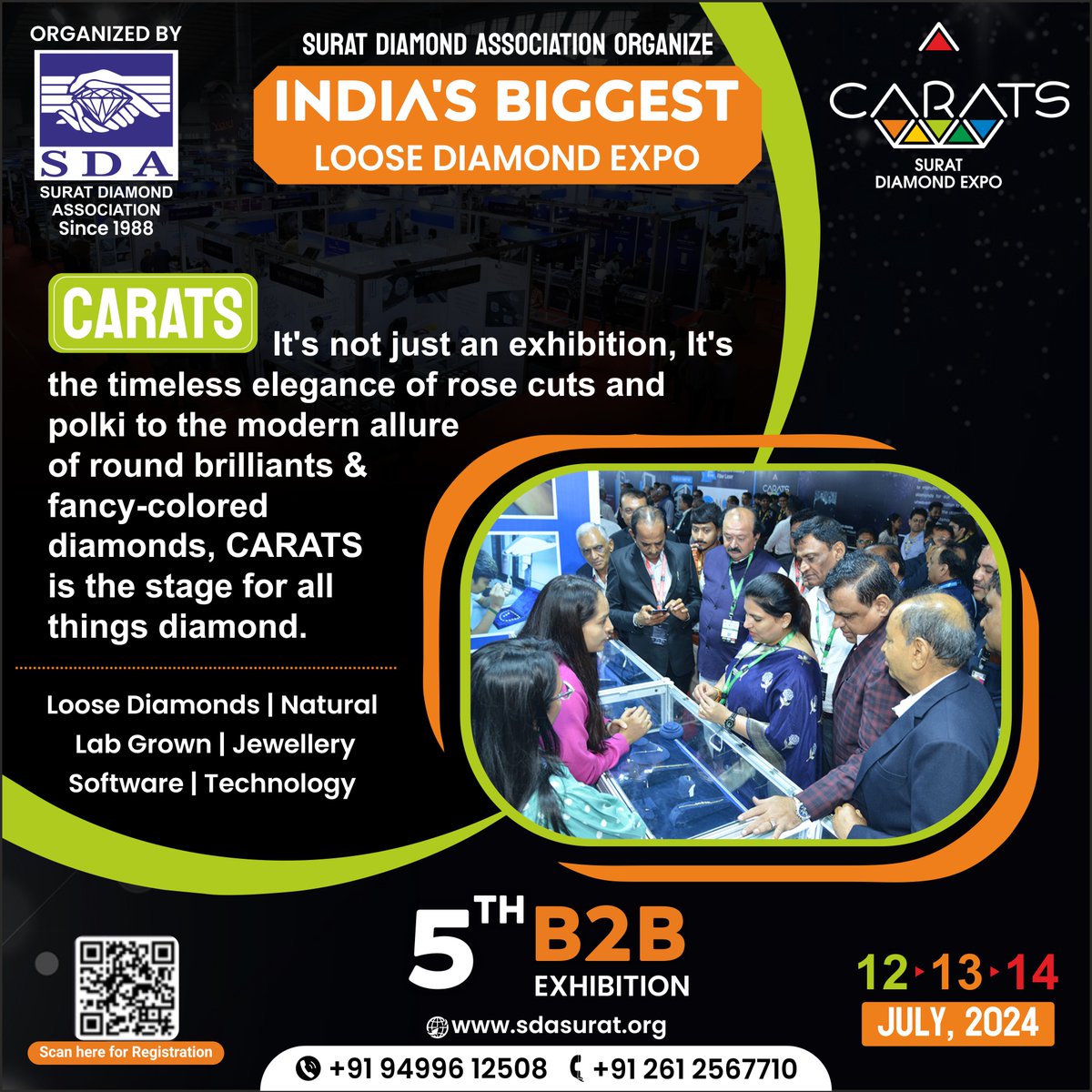 sdasuratorg's tweet photo. ✅CARATS is not an exhibition, it's timeless elegance.

✅Date: 12/13/14 July 2024

✅SURAT DIAMOND ASSOCIATION✅

💁🏻‍♀️Contact:- +91 94996 12508 / +91 261 2567710

✅Visit website:- https://t.co/az4Q9n3ExQ
.
.
.
.
.
.
.
#surat #carats #expo #5thexhibition #loosediamond #jewellery https://t.co/rlHSJ8U9nN