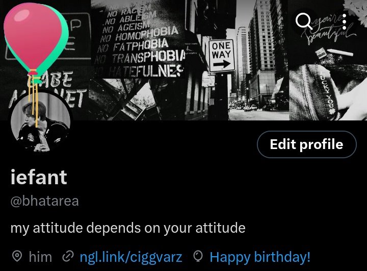 happy birthday diri sendiri