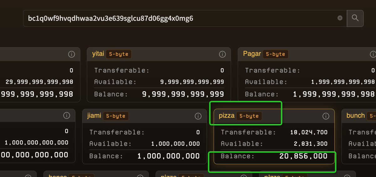 pizza 马上到手了！怎么卖！几十个地址都领了 pizza，还得挨个刻转移铭文？
别慌！用你的主地址付钱，直接把转移铭文批量刻到小地址上，再用小地址免 gas 上架，丝滑！

等 pizza 空投到你的地址再开始刻！地址上还没有余额的话，提前铭刻 transfer 是无效的！