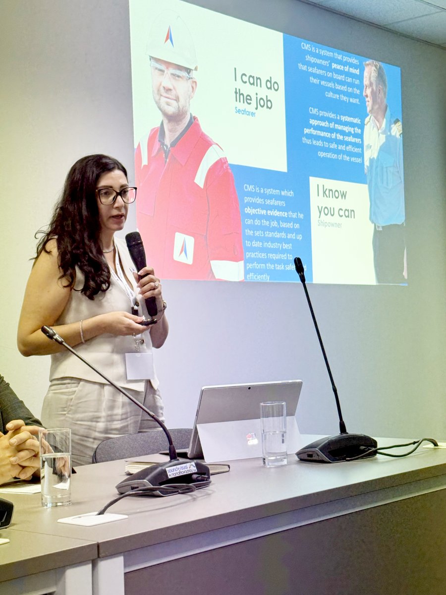 osmthome's tweet image. OSM Thome&apos;s Chief Crew Management Officer, Julia Anastasiou, highlighted the organization&apos;s Competency Management System at the Posidonia 2024.

Visit OSM Thome&apos;s booth in Posidonia 2024, at stand 3.361, Hall E.

#osmthome #posidonia2024 #maritime #shipping