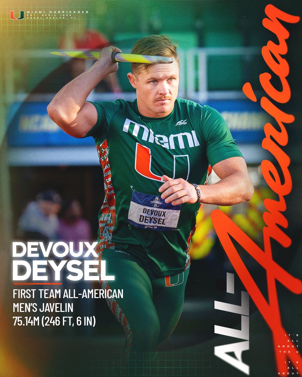 Miami Hurricanes Track & Field/Cross Country tweet media