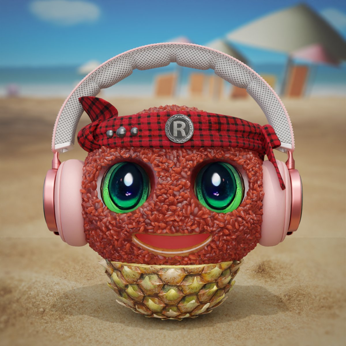 $RICY fam, meet the 2nd most common, red colored ricy 🍚. 

With a core that burns bright in rare red, this ricy is a force to be reckoned with. With an unwavering spirit, and fierce determination, the red ricy is set apart from the rest.

What do you think about the red ricy? 🍙