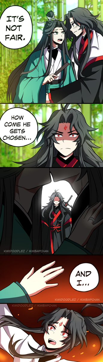 kimidoodlez's tweet image. My new SVSSS AU - episode 1 The demon emperor’s new beginning 👹

Finally! I’m excited to get this out! 🥰😍