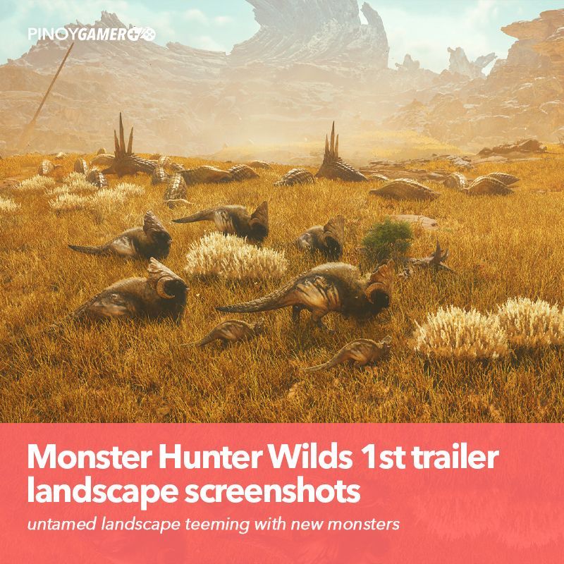pinoygamerph's tweet photo. Monster Hunter Wilds 1st trailer landscape screenshots #monsterhunter #capcop #pinoygamer https://t.co/zvBSKGkejb