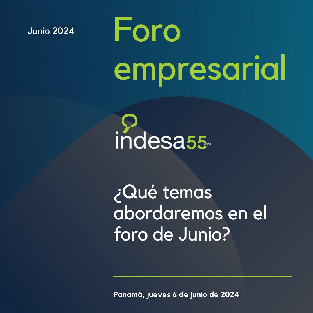 indesacapital's tweet image. 📢 ¡Este jueves no te pierdas el Foro Empresarial INDESA! 🗓️ 1️⃣ Discutiremos alternativas innovadoras de crecimiento equilibrado y con empleo. 2️⃣ Presentaremos tendencias de consumo con nuestra herramienta de inteligencia comercial. ¡Sigue nuestras actualizaciones! #Panamá