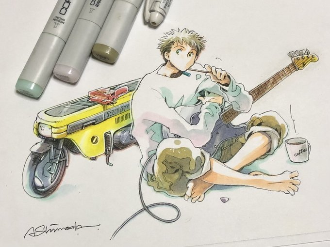 「holding pencil」 illustration images(Latest)